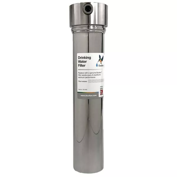 Doulton HIS Wasserfilter aus Edelstahl + Biotect Ultra Keramikfilter