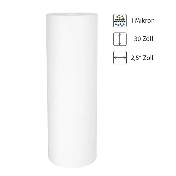 Sedimentfilter | 30 Zoll x 2,5 Zoll | 1 µm